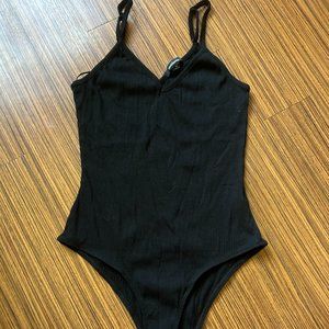 black tank body suit